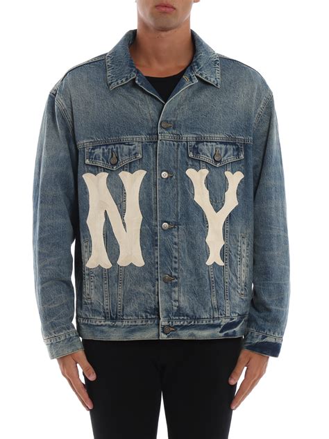 casquette gucci ny|gucci denim jacket.